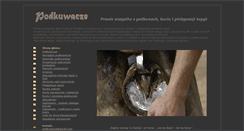 Desktop Screenshot of podkuwacze.pl